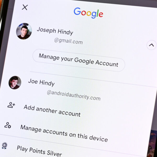 Google’s new account switcher is rolling out in…