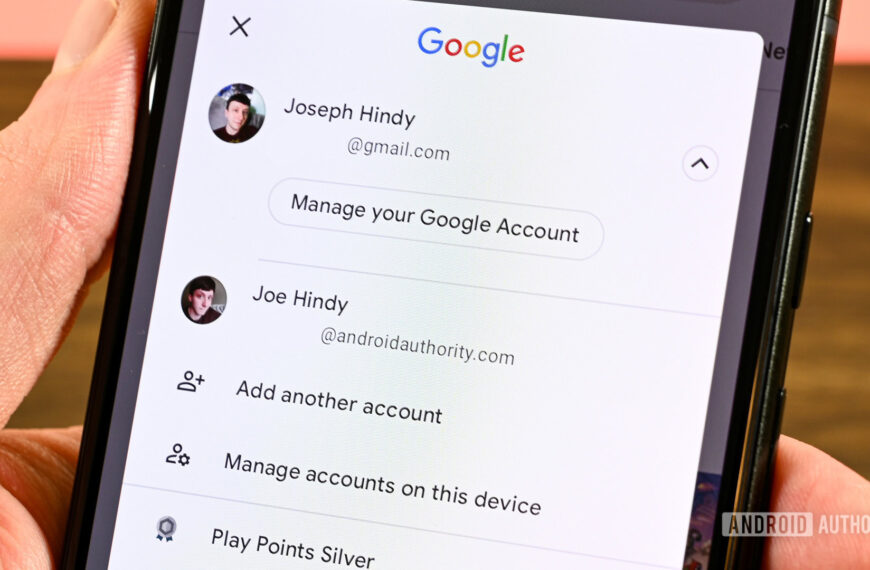 Google’s new account switcher is rolling out in…
