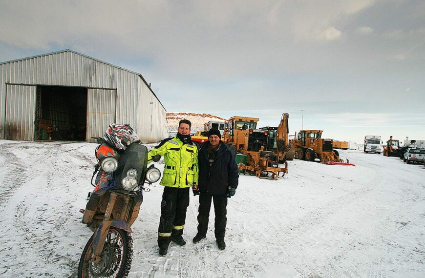 Riding Winter Conditions in the Extreme South of Patagonia