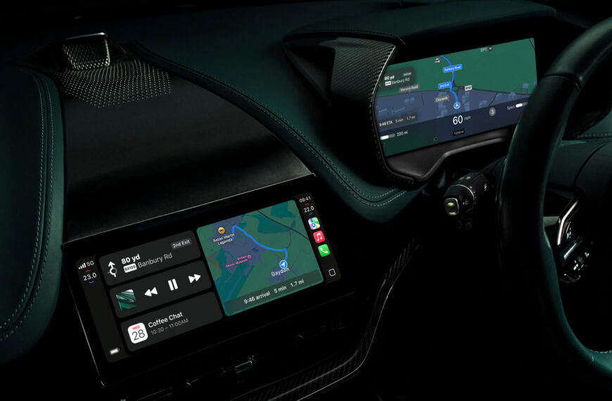 Aston Martin is first to bring new Apple…