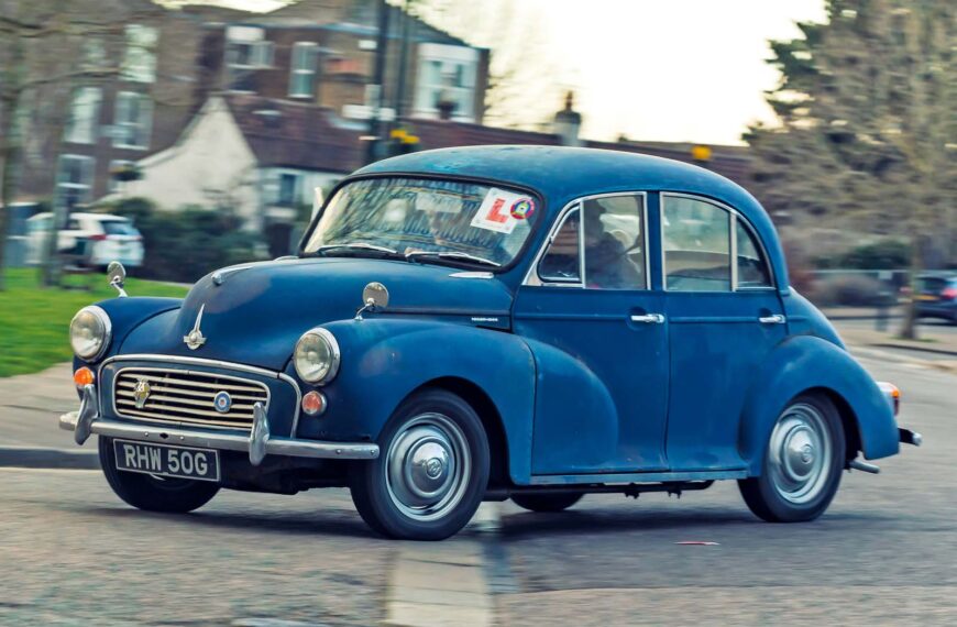 All Minors, no majors: Learning to drive in a 57-year-old Morris