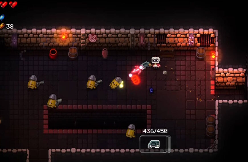 Enter the Gungeon is dodge rolling onto Android with online co-op