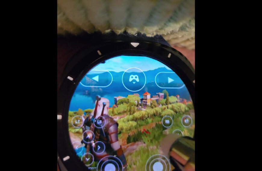 Watch this person play The Witcher 3 on their Galaxy Watch Ultra