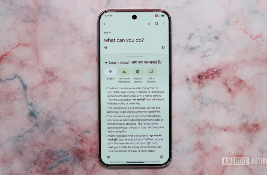 Google Translate is testing a revamped UI for its new features