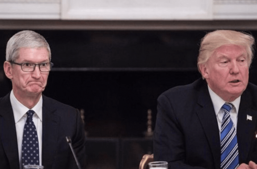 Trump demands Apple make iPhones in…