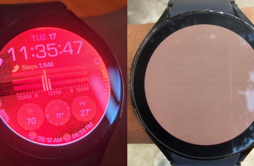 The Galaxy Watch 4’s red screen of death is on a rampage