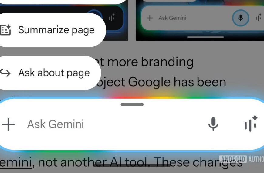 ಗೂಗಲ್‌ನ ಜೆಮಿನಿ ಓವರ್‌ಲೇ ಈ ಹೊಸ ಯುಐನೊಂದಿಗೆ ತುಂಬಾ ನೆಗೆಯುವಂತೆ&hellip;