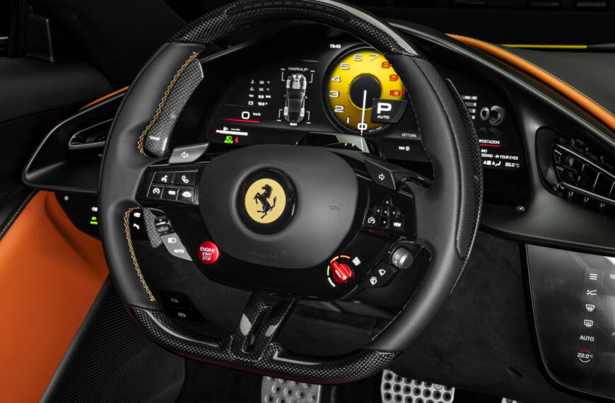 Ferrari reintroduces physical buttons in interior rethink
