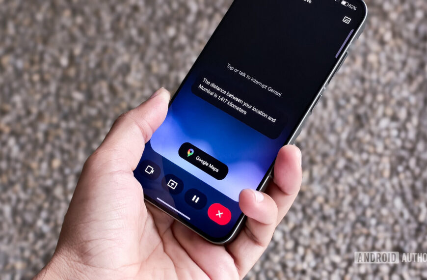 Google’s working to tighten up the Gemini Live overlay bar