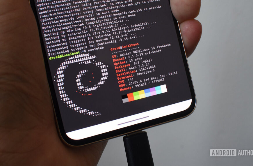 Android Canary blesses the Linux Terminal with a modern UI, new features