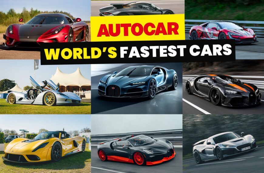 Ranked: The fastest road-legal cars