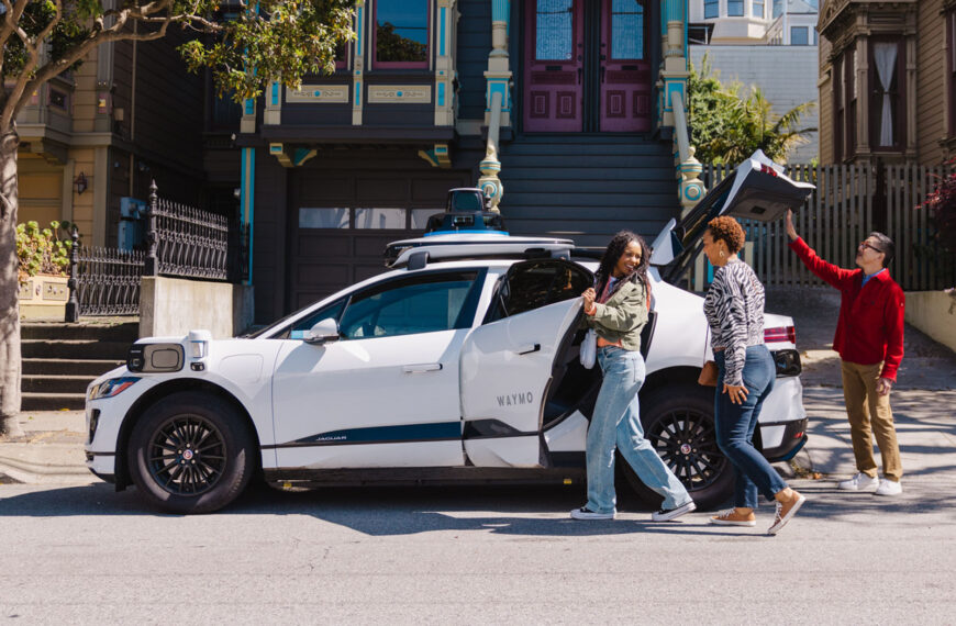 Waymo self-driving Jaguar I-Pace taxis&hellip;