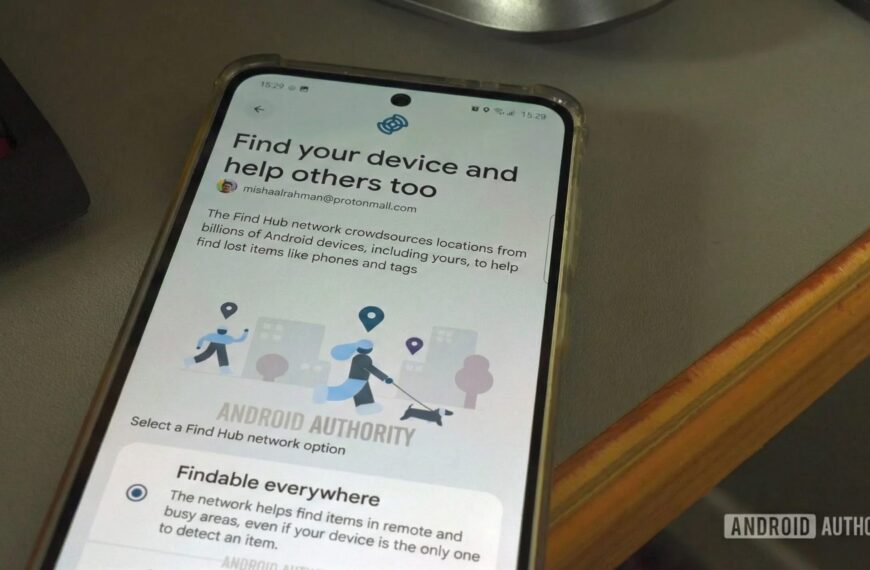 Google makes Find Hub part of the Android setup process