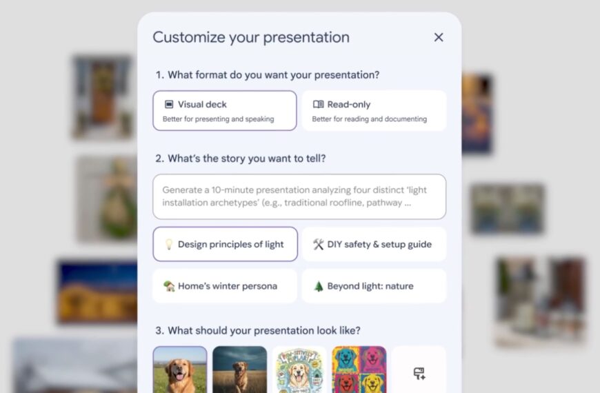 Google’s AI idea board now generates presentations with Nano Banana Pro