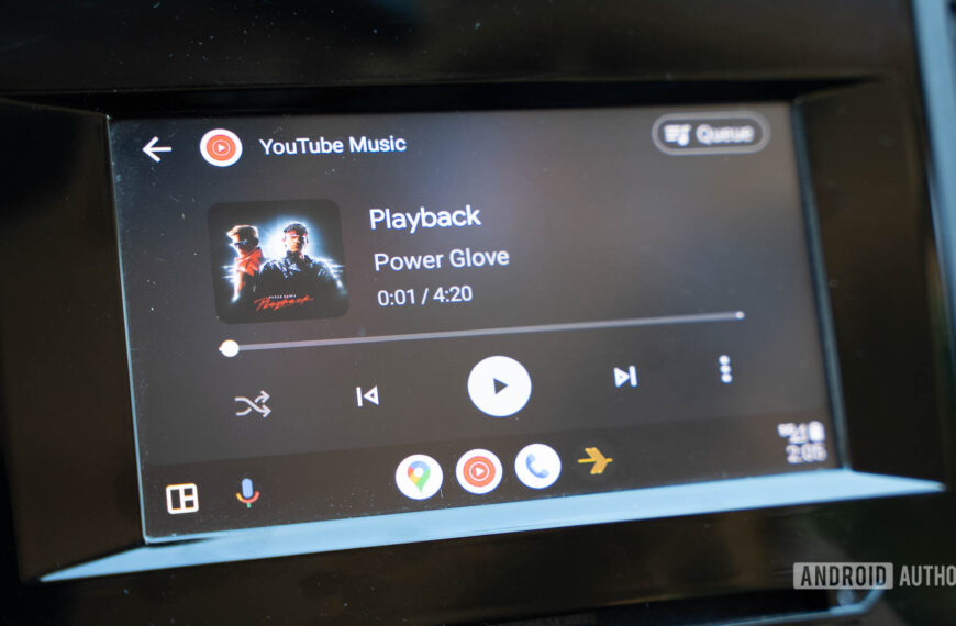 The Android Auto music UI&hellip;