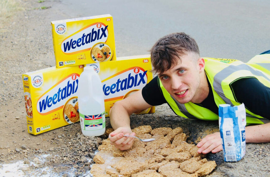 Shredded street: My town’s roads are so bad you can eat from them