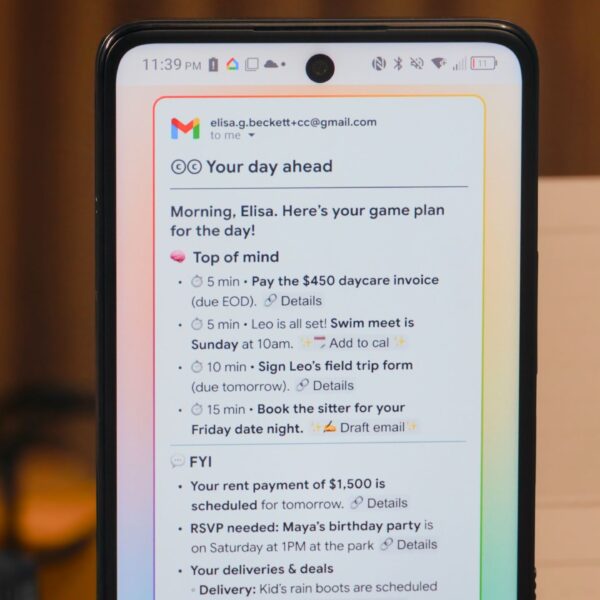 I tried Google’s CC productivity agent in Workspace, and it’s the personal assistant I can’t afford