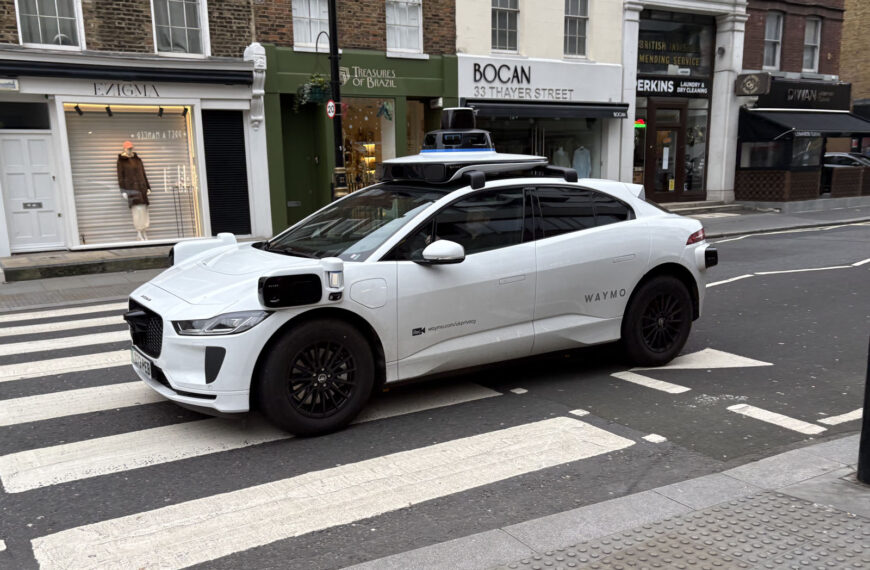 Waymo self-driving Jaguar I-Pace taxis&hellip;