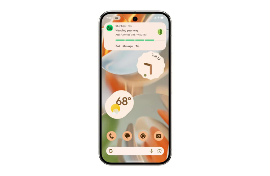 Google prepares a polished look for Android’s Live Updates