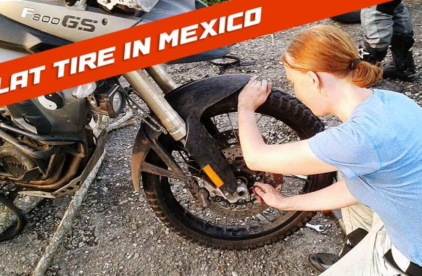 Bike in a Hard Place: Flat Tire in Mexico