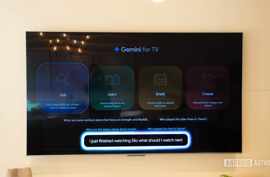 Google TV is getting stuck in a search…