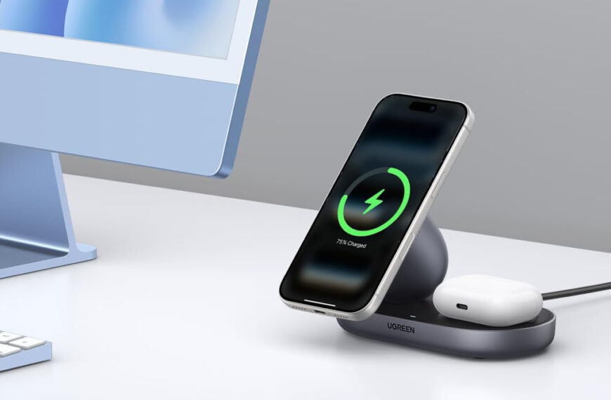 Save 35% on the UGREEN Qi2 15W Wireless Charger 2-in-1