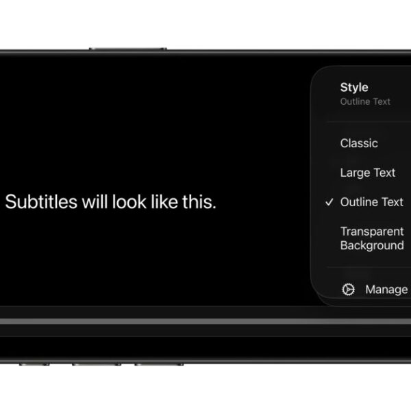 Apple is making it easier to customize how subtitles look on iPhone