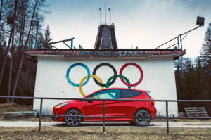 Olympic flame: Ford Fiesta ST vs Cortina d’Ampezzo