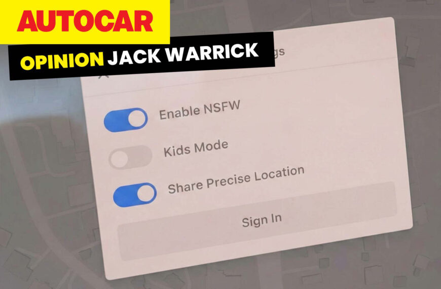 Why Tesla’s new NSFW Grok AI mode has no place in a car