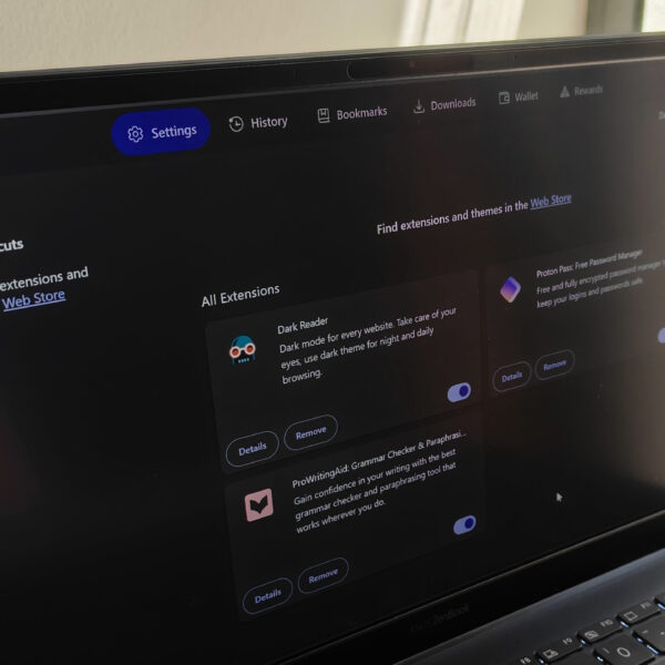 I limit my browser extensions, but these are my 4 essentials