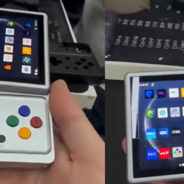 This Android handheld puts a new twist on console design — literally