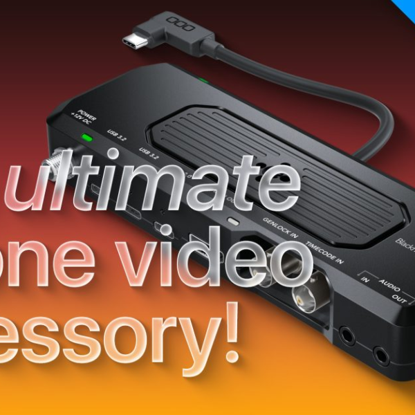 Blackmagic Camera ProDock – one of the best iPhone accessories