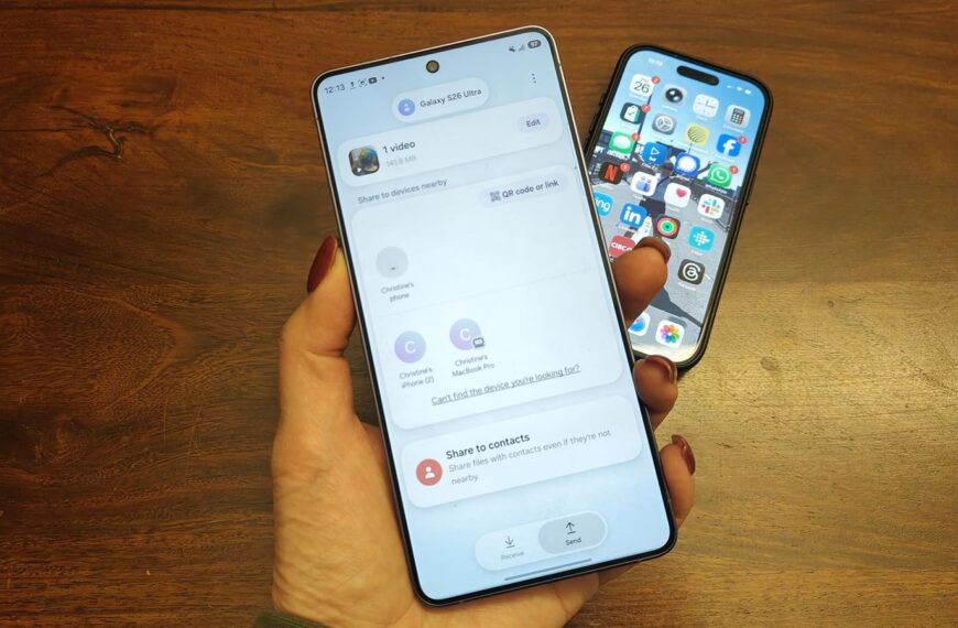 Samsung Galaxy S26 makes it ultra-easy to share files with iPhone