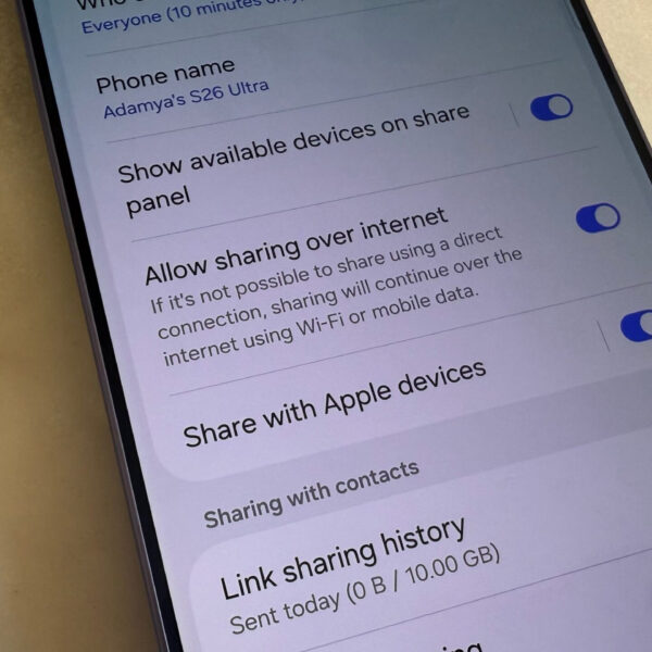 Samsung’s Galaxy S26 AirDrop update is finally hitting the US