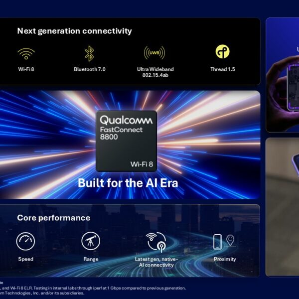 Qualcomm’s new chip ushers in the Wi-Fi 8 and Bluetooth 7 era