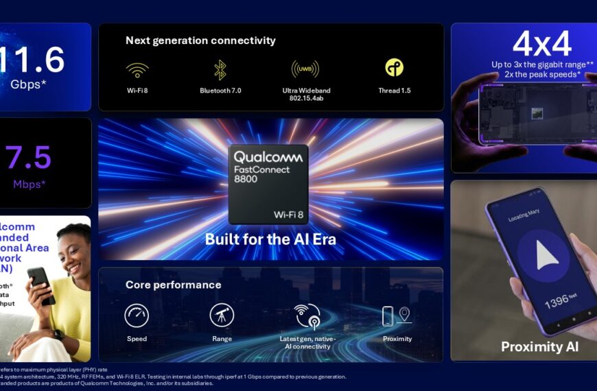 Qualcomm’s new chip ushers in the Wi-Fi 8 and Bluetooth 7 era