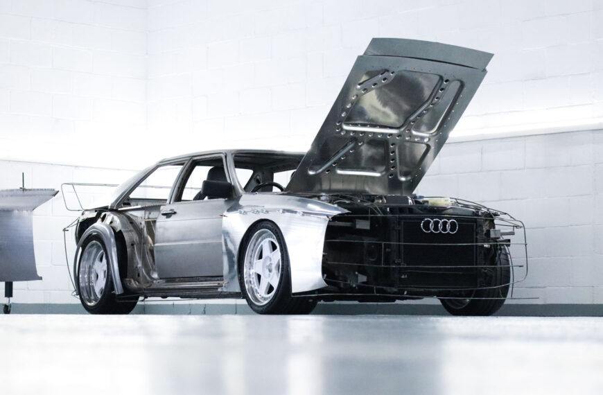 Legendary Audi Quattro reimagined with blown V8, manual ‘box
