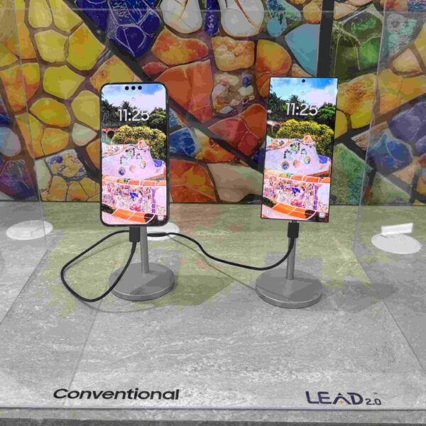 Samsung shows how crazy bright future smartphone screens are getting at MWC 2026