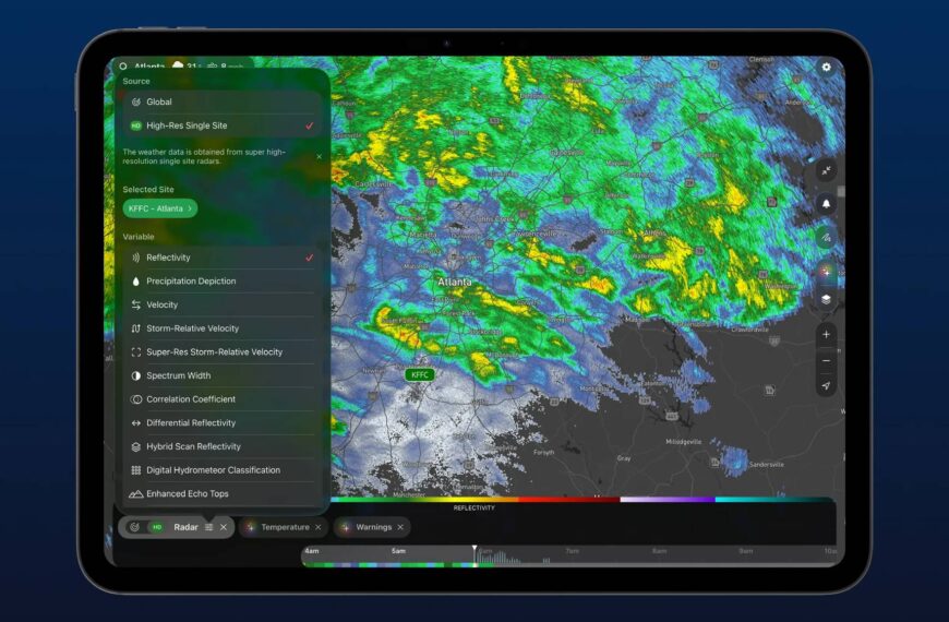 The Storm Radar app is picking up some AI upgrades