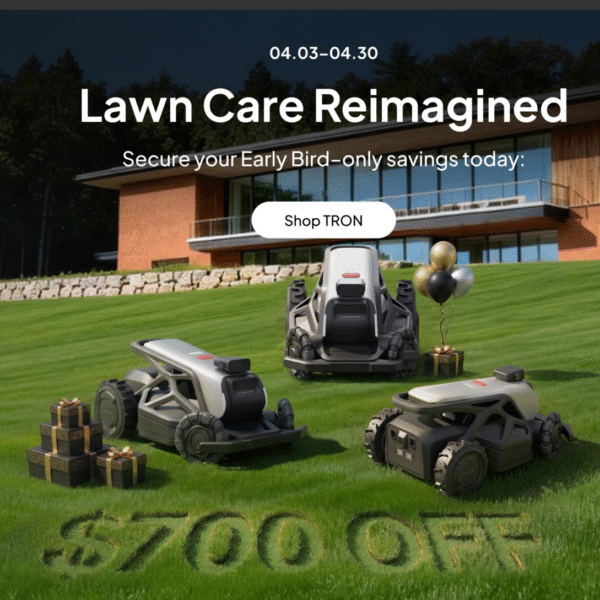 Airseekers Tron is the robot lawn mower that actually makes your grass healthier