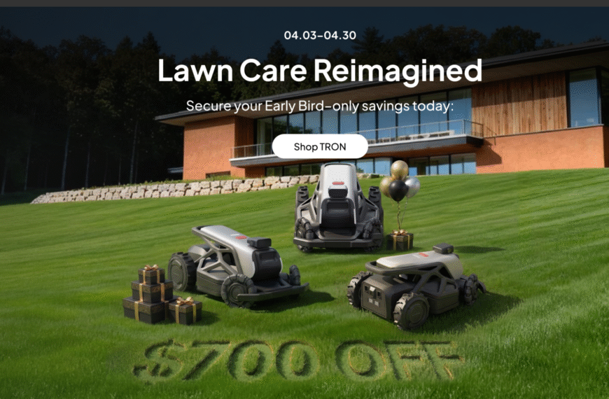 Airseekers Tron is the robot lawn mower that actually makes your grass healthier