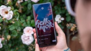 Bold, colorful Moto Edge 70 Pro renders surface,&hellip;