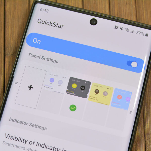 Samsung’s QuickStar update lets you add custom backgrounds to your Quick Settings tiles
