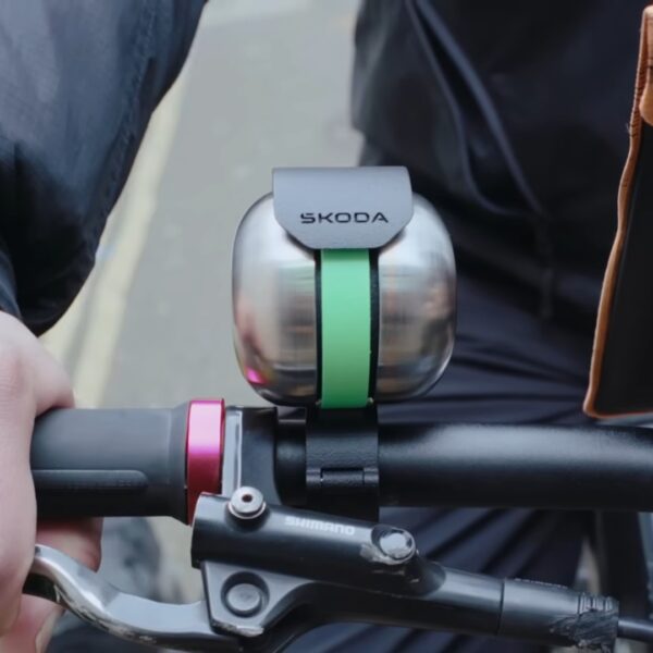 Skoda’s new bike bell beats active noise-canceling headphones