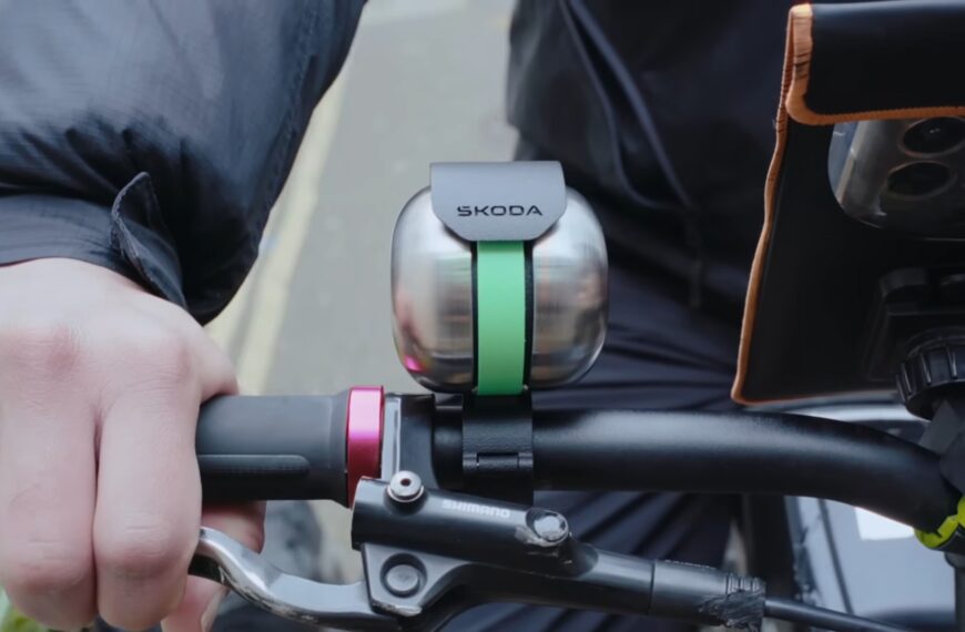 Skoda’s new bike bell beats active noise-canceling headphones
