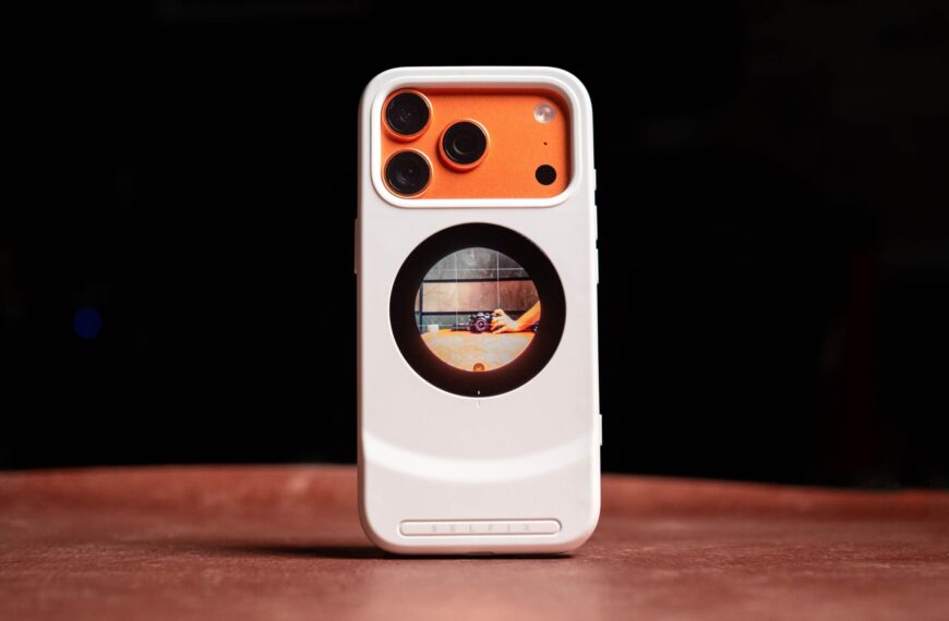 This unique iPhone 17 Pro selfie case transforms how you take photos — it even has a MicroSD slot
