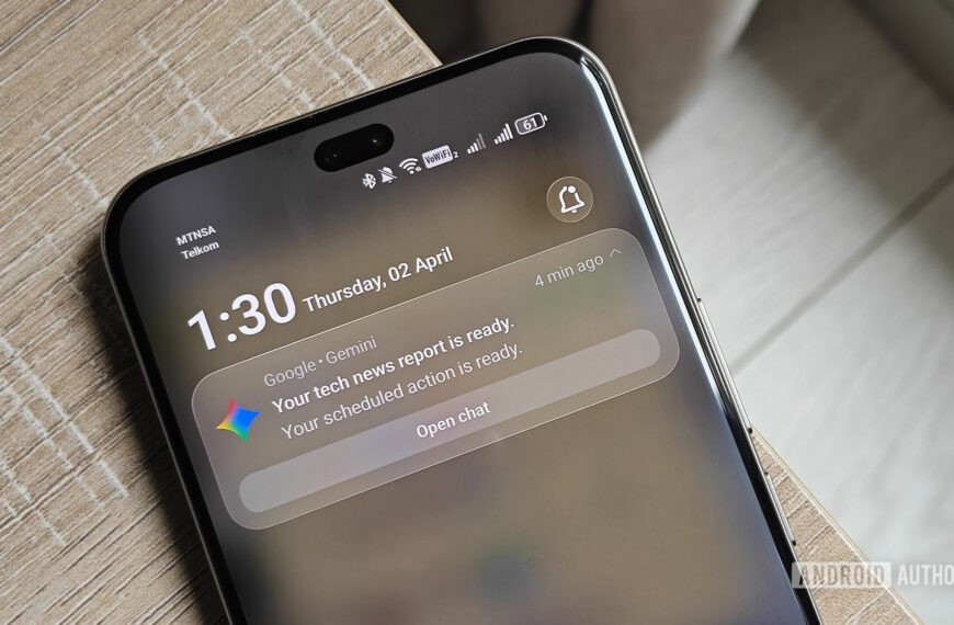 Gemini’s scheduled actions changed the way I use the app