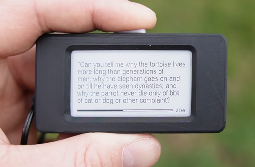 This is the tiniest e-reader in the world,&hellip;